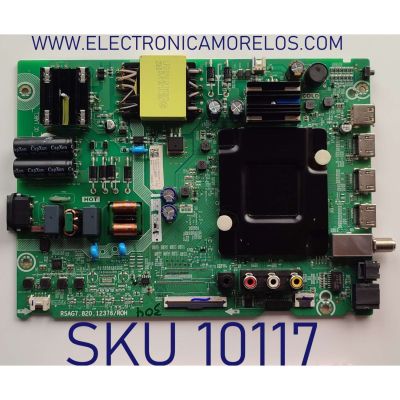 MAIN FUENTE PARA TV HISENSE  NUMERO DE PARTE 321384 / RSAG7.820.12376/ROH / 321383A / 3TE55G2229D7 / TM229K51FS / 55A53FUR(0010) / PANEL HD550Y1U72-T0L2/GM/CKD3A/ROH / DISPLAY HV550QUB-F70 REV.2.0 / MODELO 55R6G	